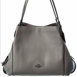 AUTHENTIC Coach Edie 31 Bag in Pebble Gray